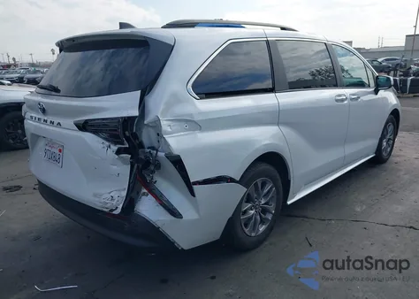2025 Toyota Sienna Xle z USA, uszkodzony, nr VIN 5TDJRKEC6SS249766